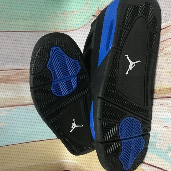 ??Air Jordan 4 Retro Blue thunder size 13 main image 4